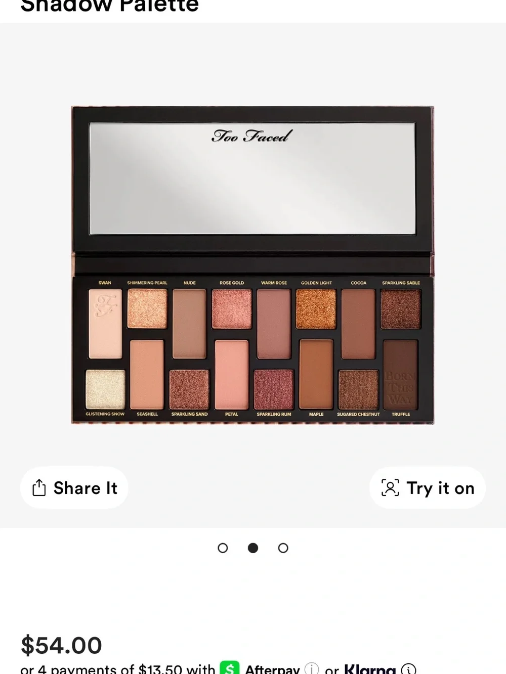 NEW! Too Faced Born this way Sunset Stripped Eyeshadow Palette